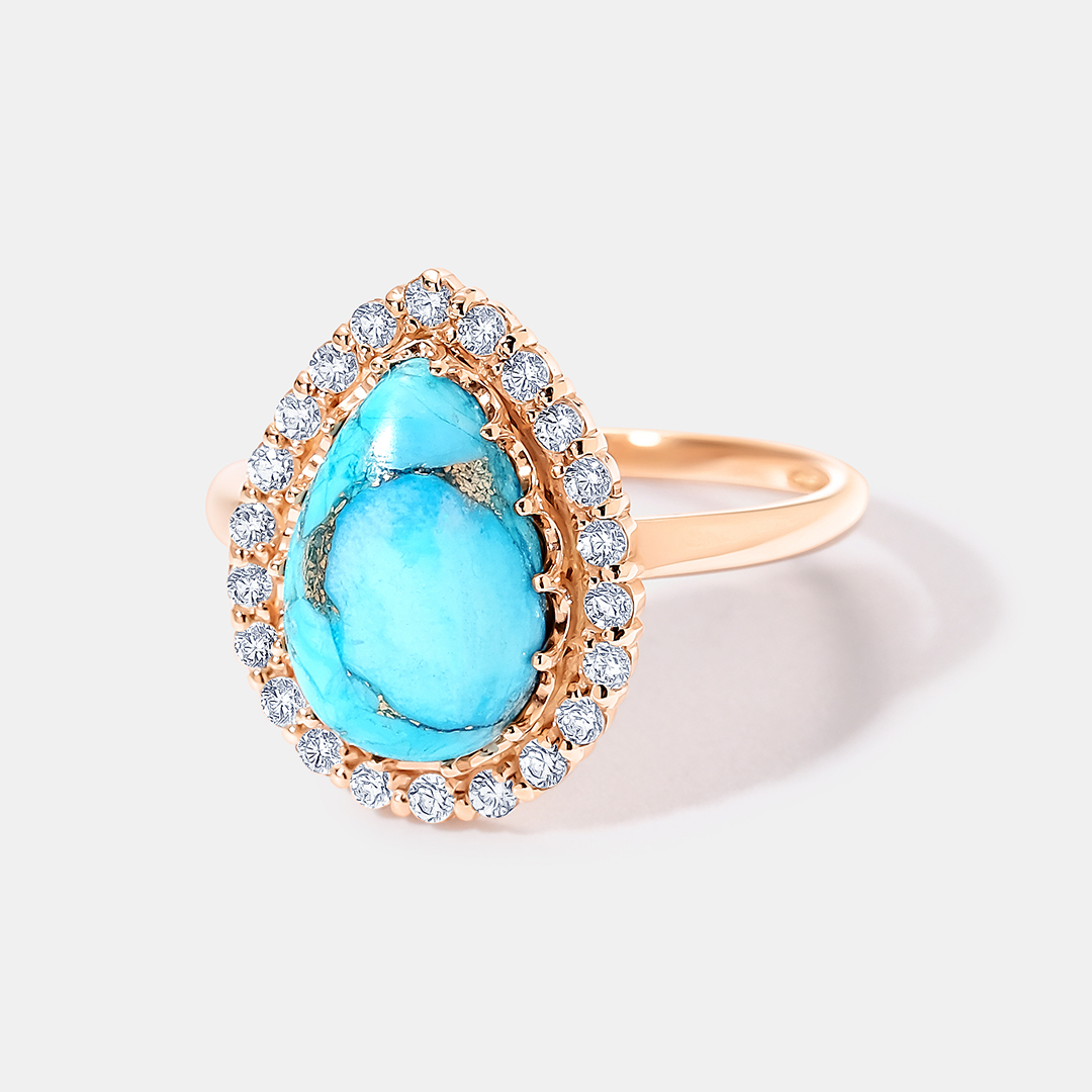 Серебряное кольцо с бирюзой