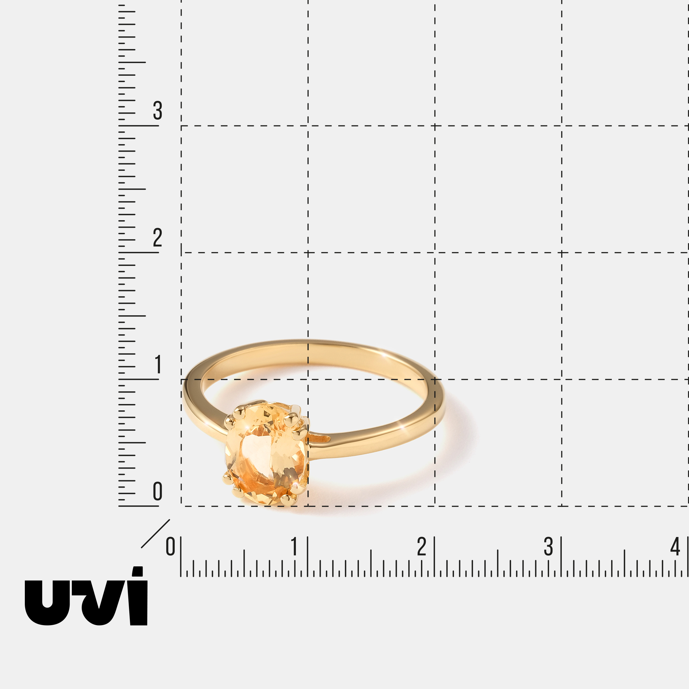 Серебряное кольцо с гелиодором