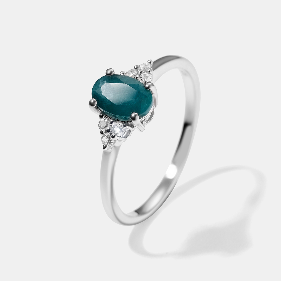 Серебряное кольцо с грандидьеритом