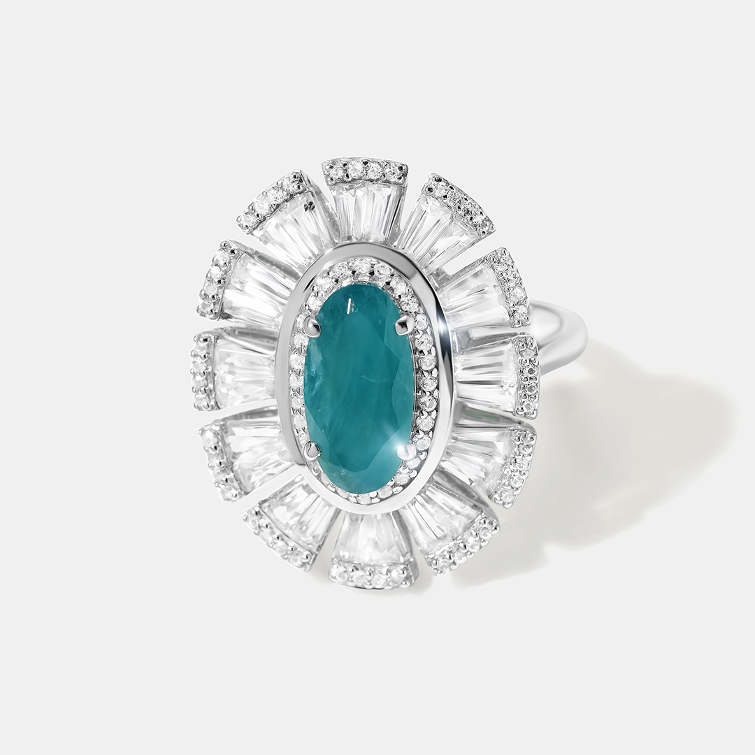 Серебряное кольцо с грандидьеритом