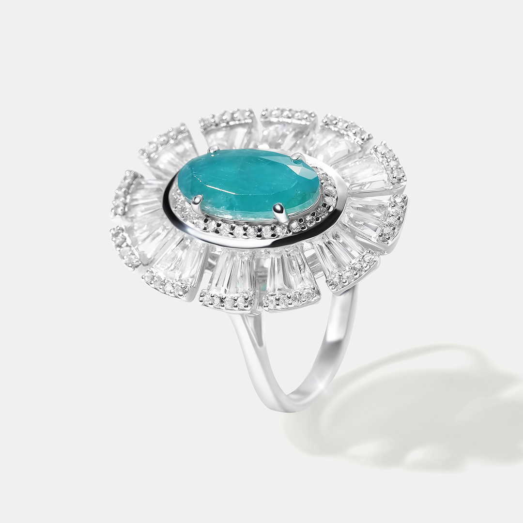 Серебряное кольцо с грандидьеритом