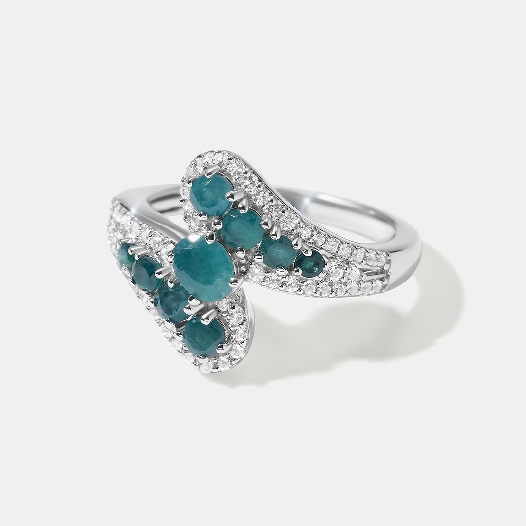 Серебряное кольцо с грандидьеритами