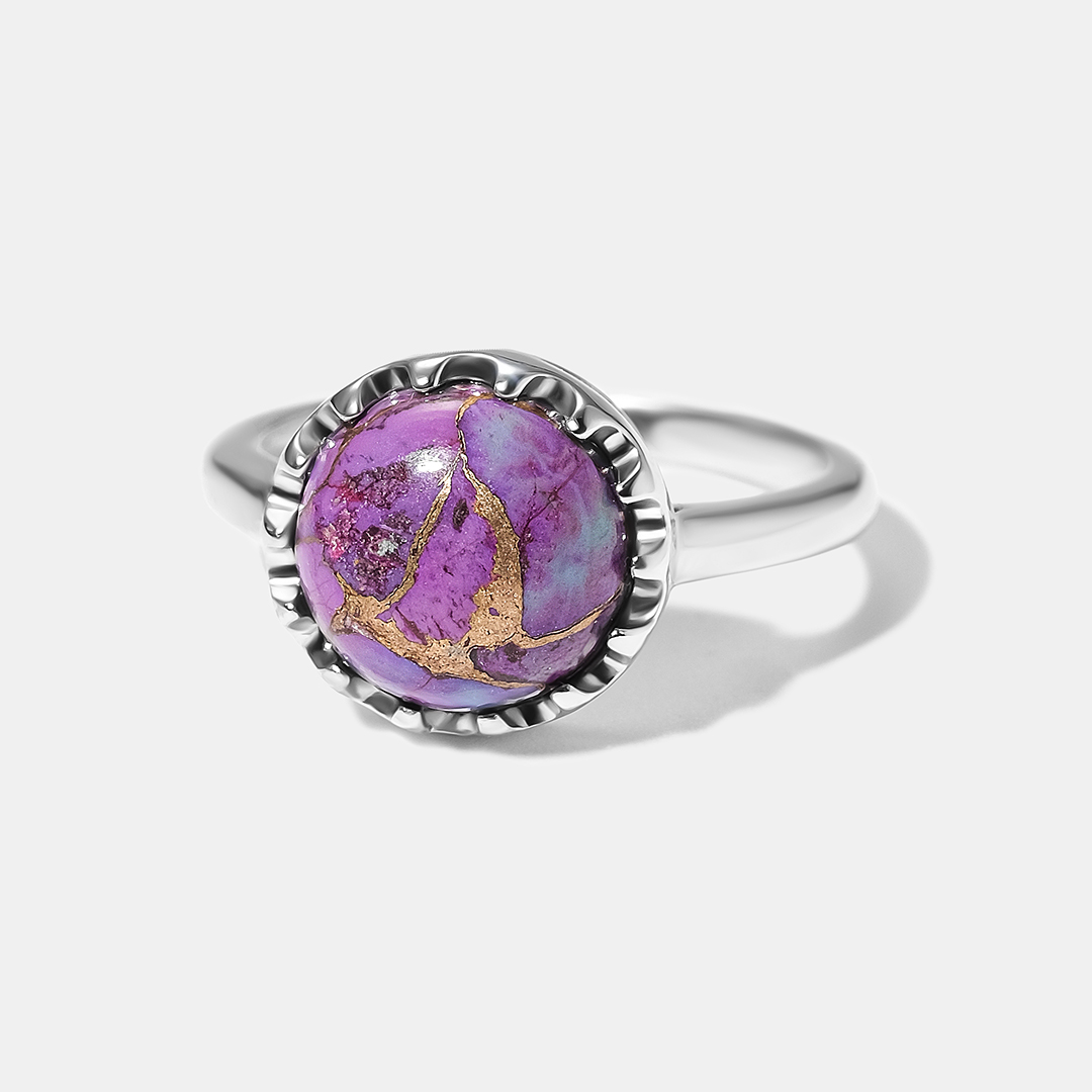 Серебряное кольцо с бирюзой Мохаве