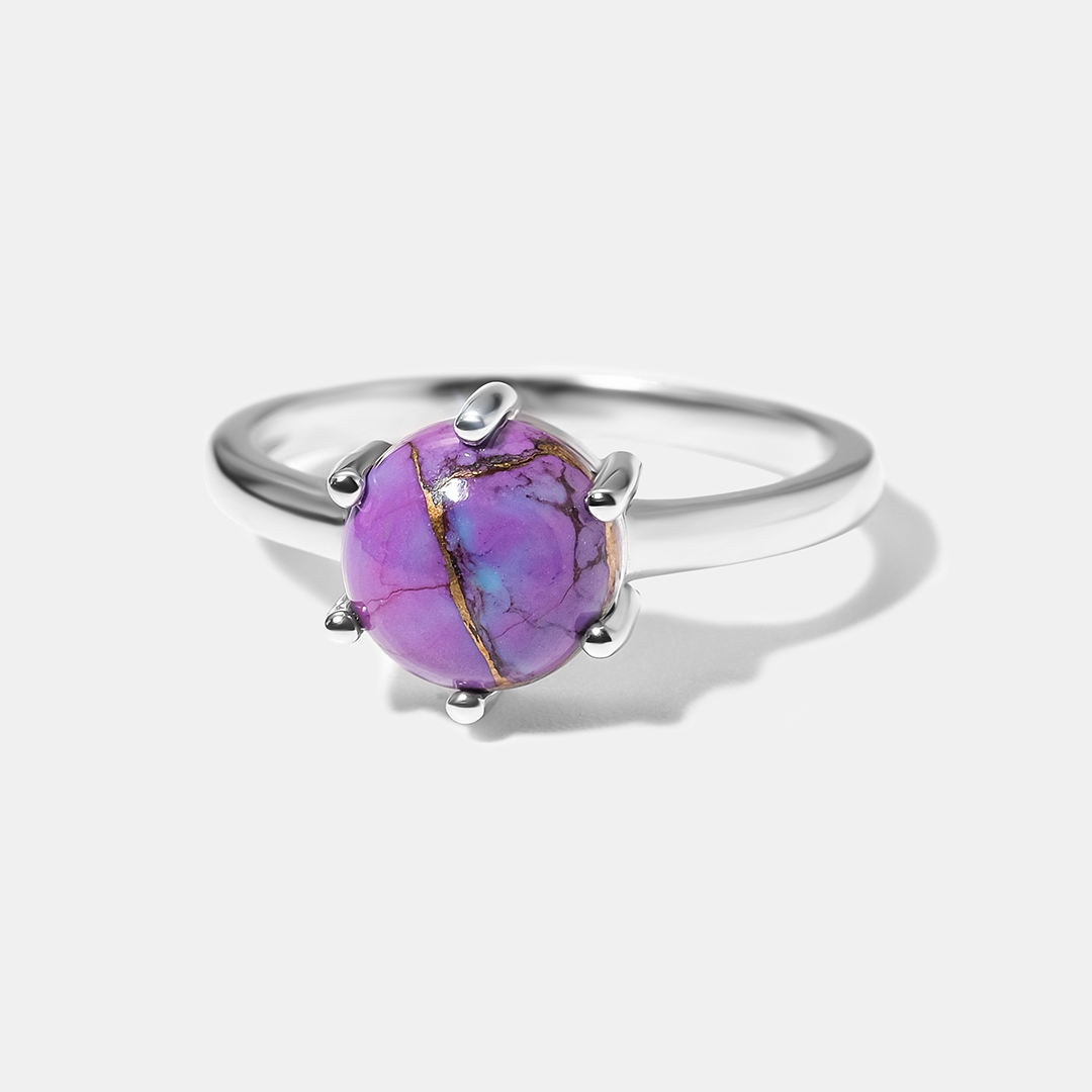 Серебряное кольцо с бирюзой Мохаве