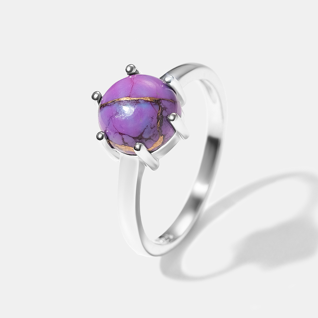 Серебряное кольцо с бирюзой Мохаве