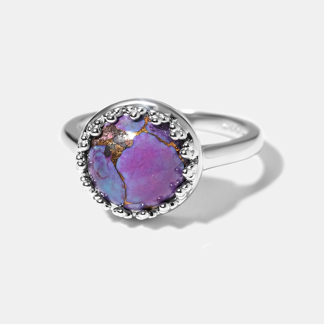 Серебряное кольцо с бирюзой Мохаве