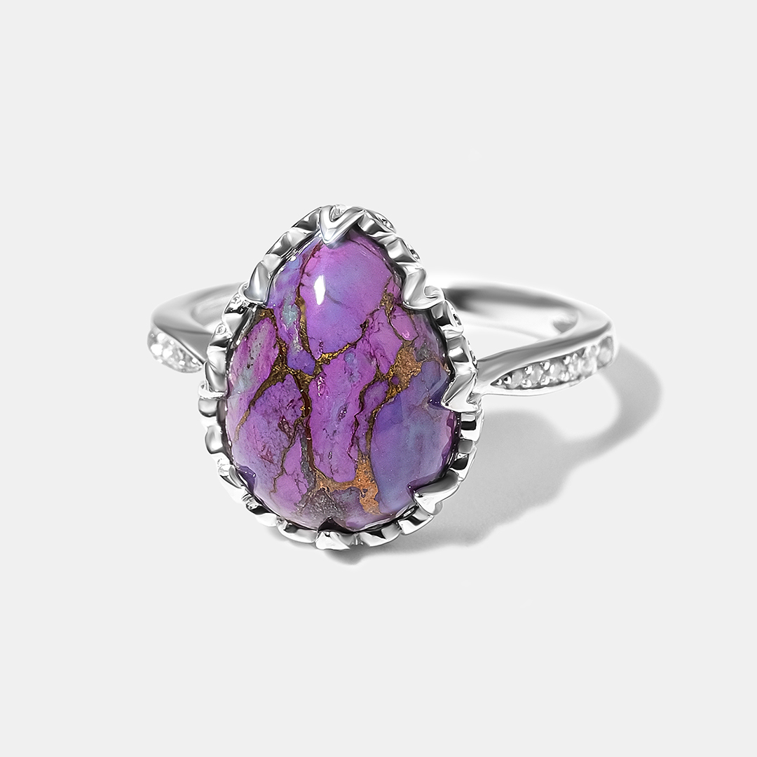 Серебряное кольцо с бирюзой Мохаве