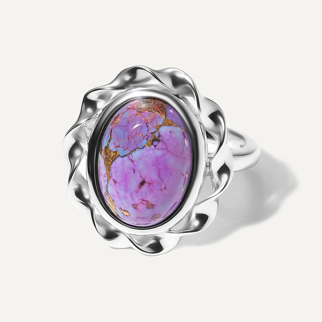 Серебряное кольцо с бирюзой Мохаве