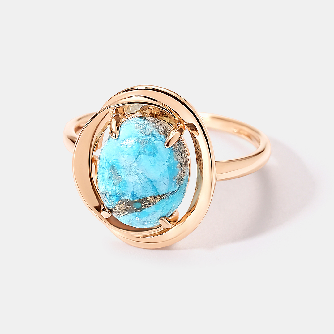 Серебряное кольцо с бирюзой