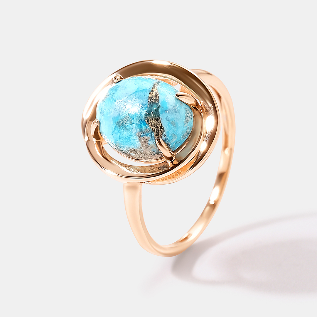 Серебряное кольцо с бирюзой