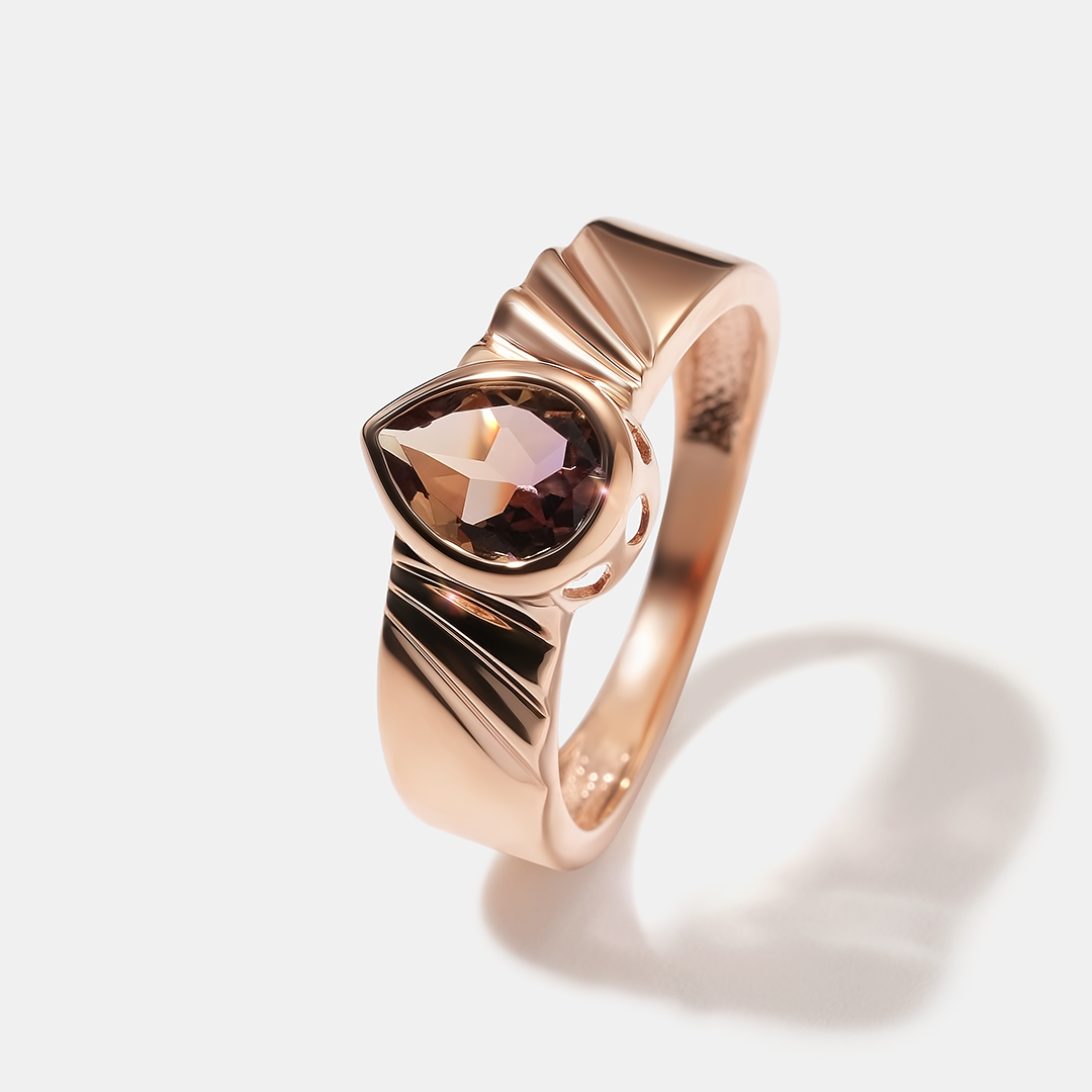 Серебряное кольцо с аметрином