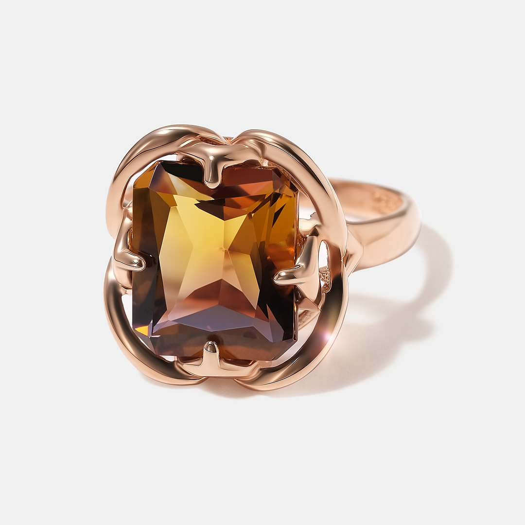 Серебряное кольцо с аметрином