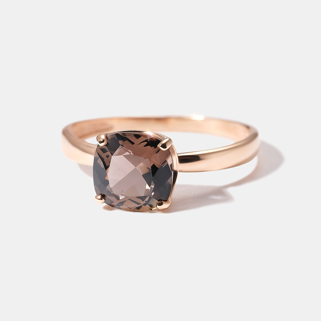 Серебряное кольцо с раухтопазом