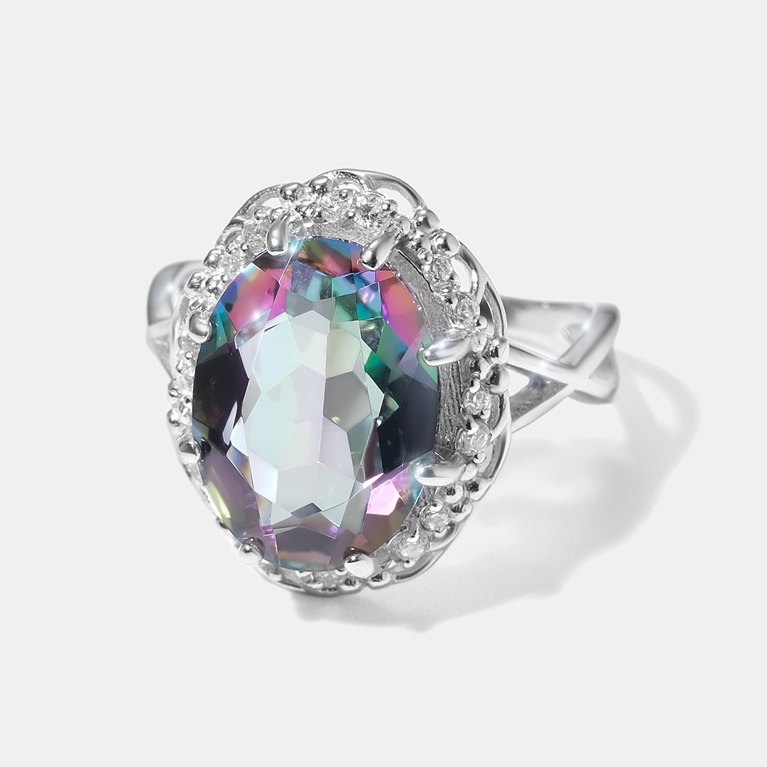 Серебряное кольцо с кварцем