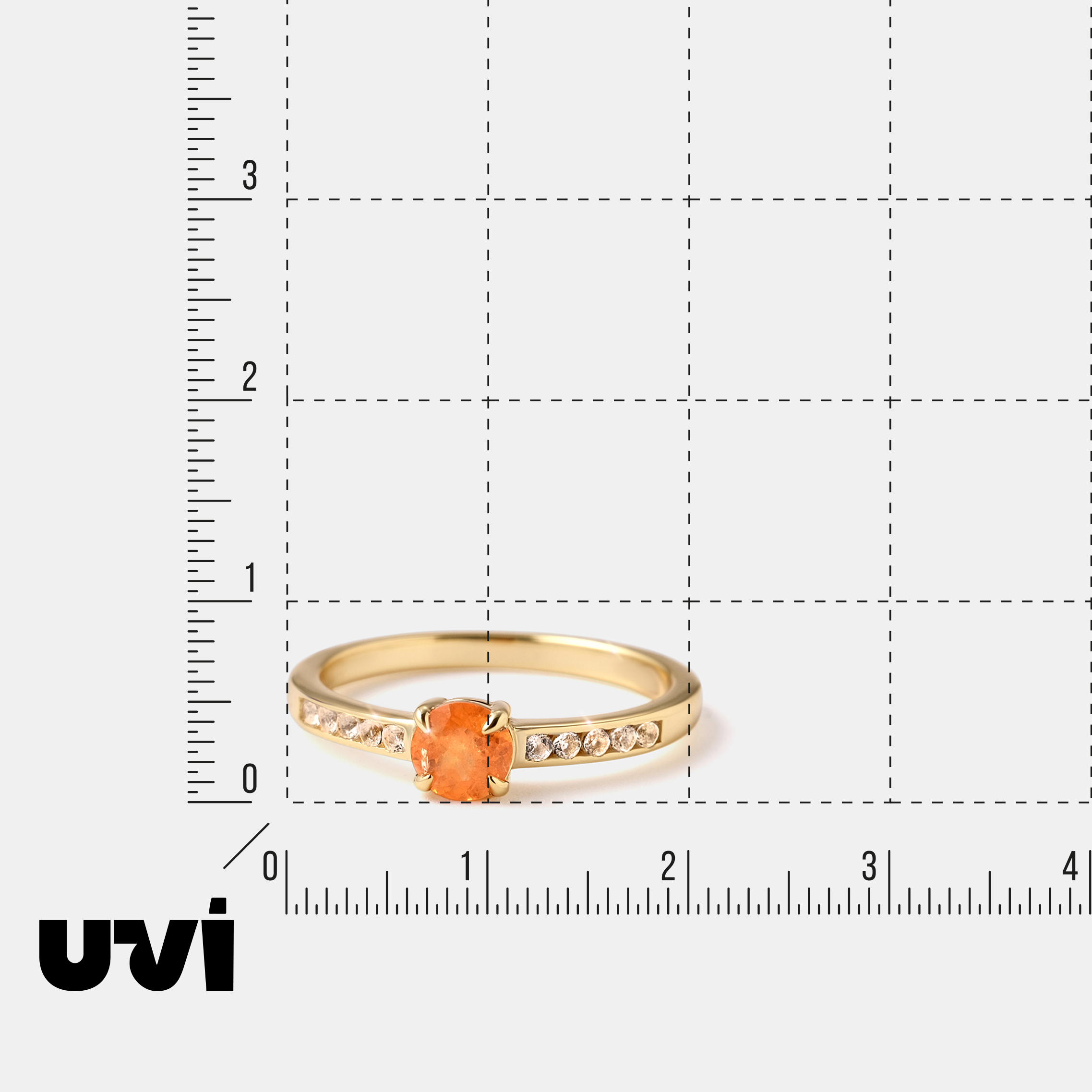 Серебряное кольцо с вульфенитом