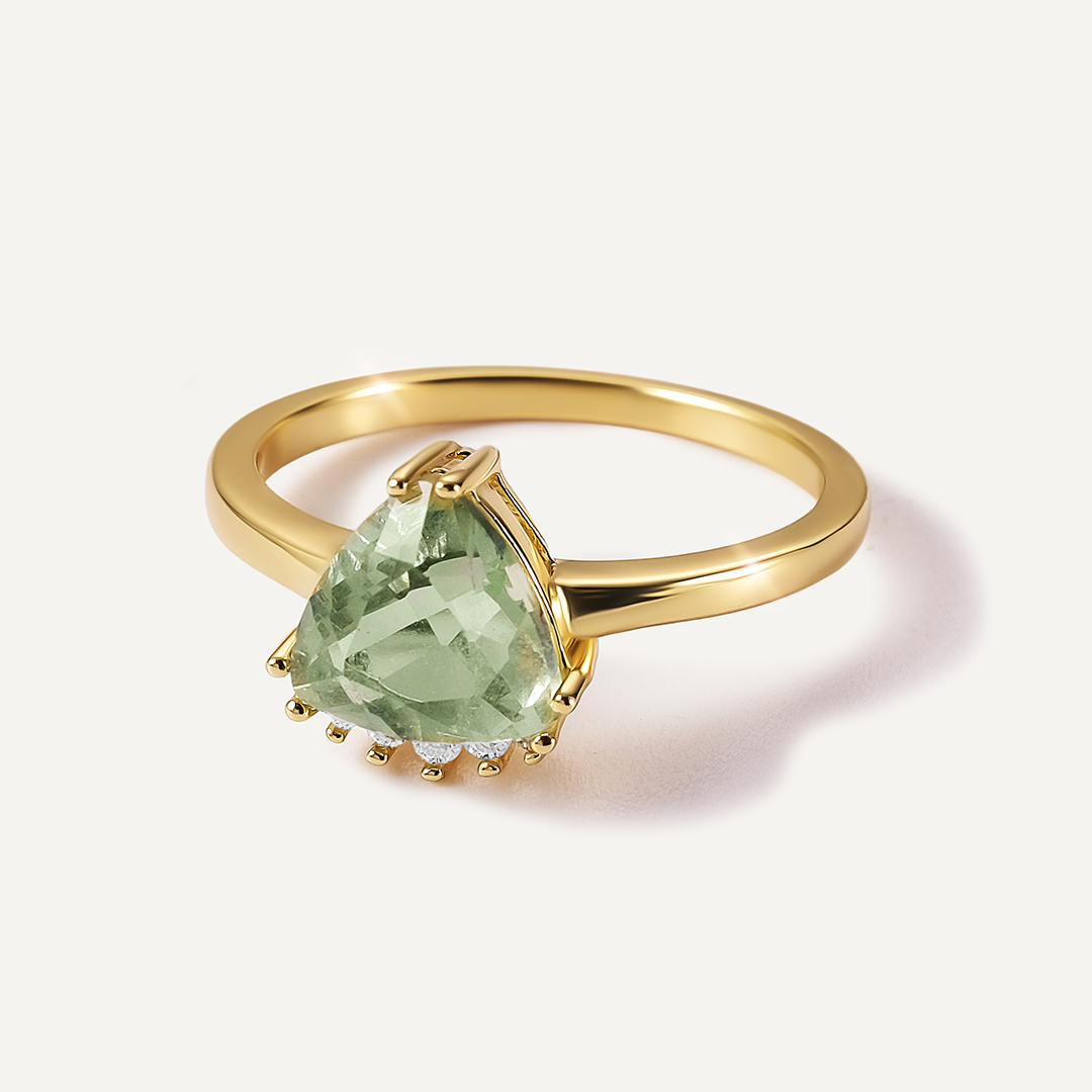 Серебряное кольцо с флюоритом