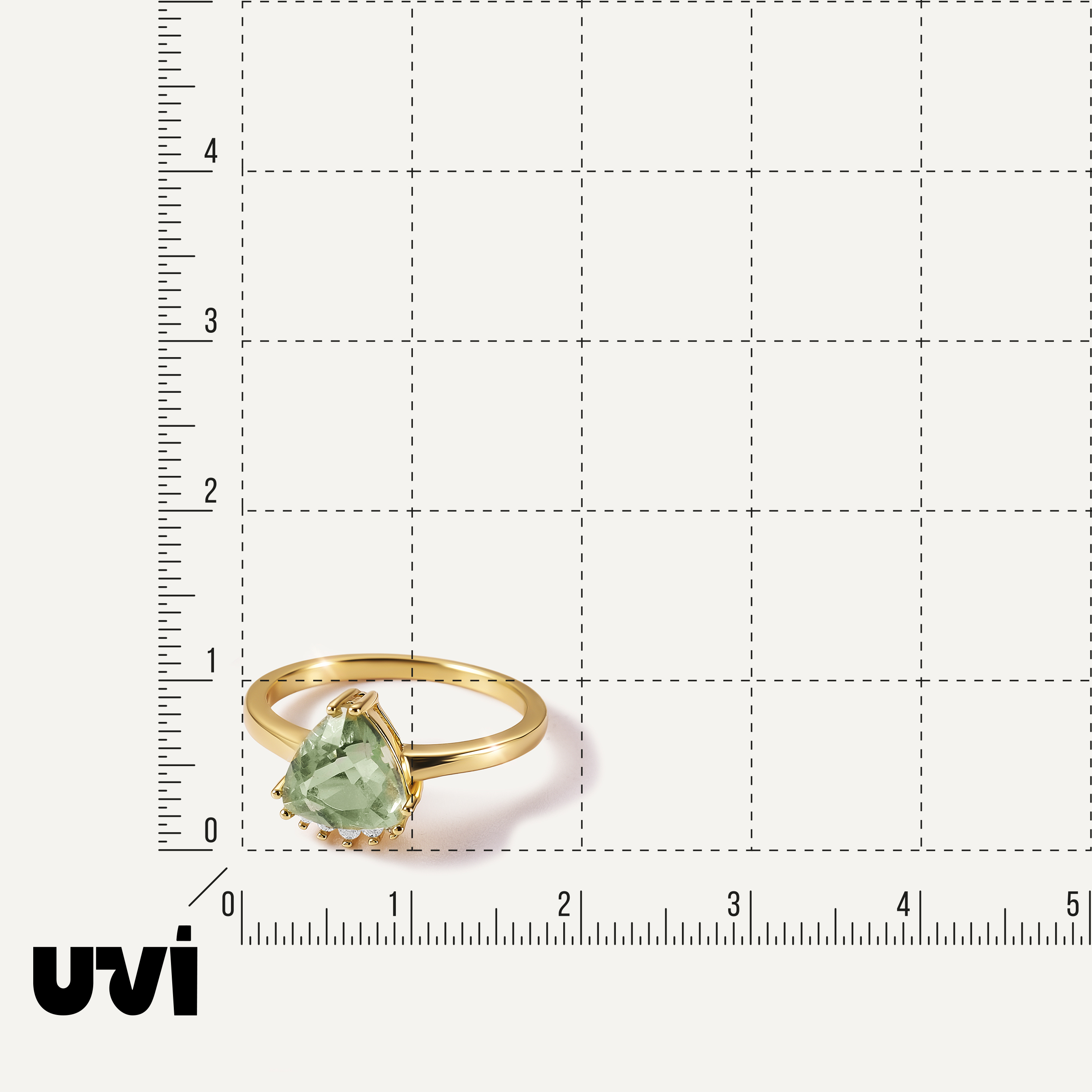 Серебряное кольцо с флюоритом