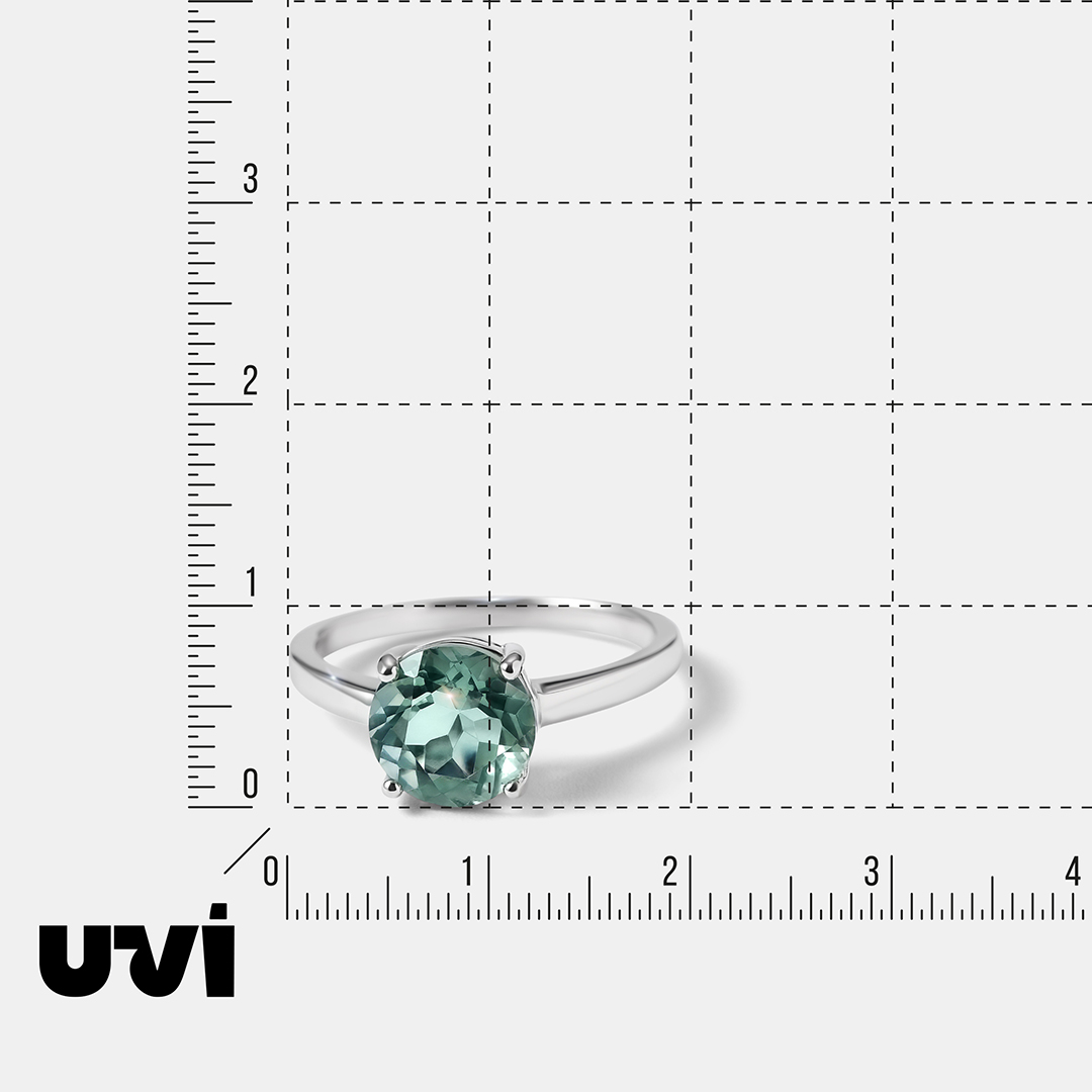 Серебряное кольцо с флюоритом