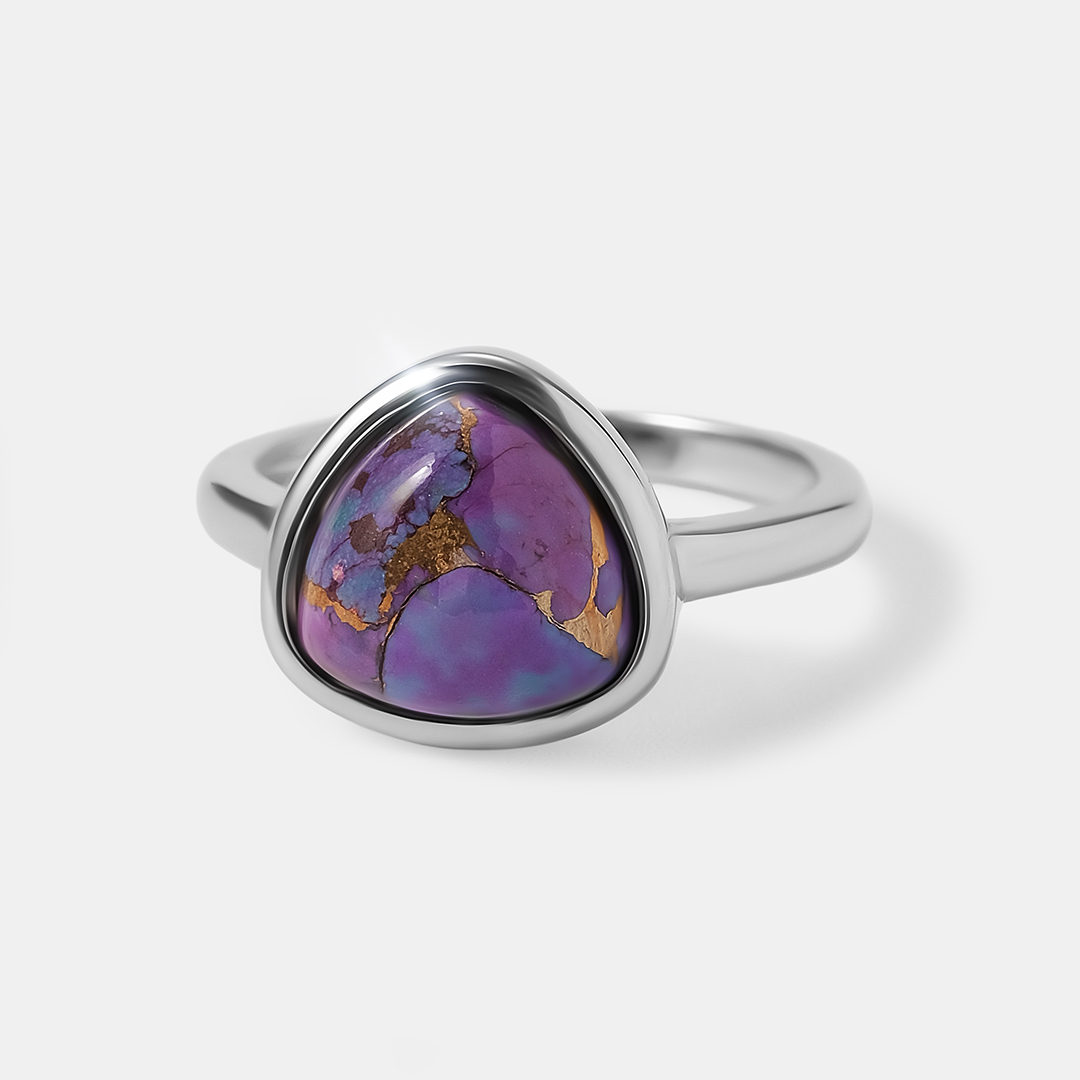 Серебряное кольцо с бирюзой Мохаве