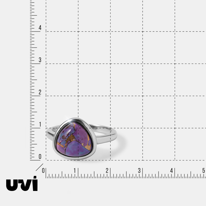 Серебряное кольцо с бирюзой Мохаве
