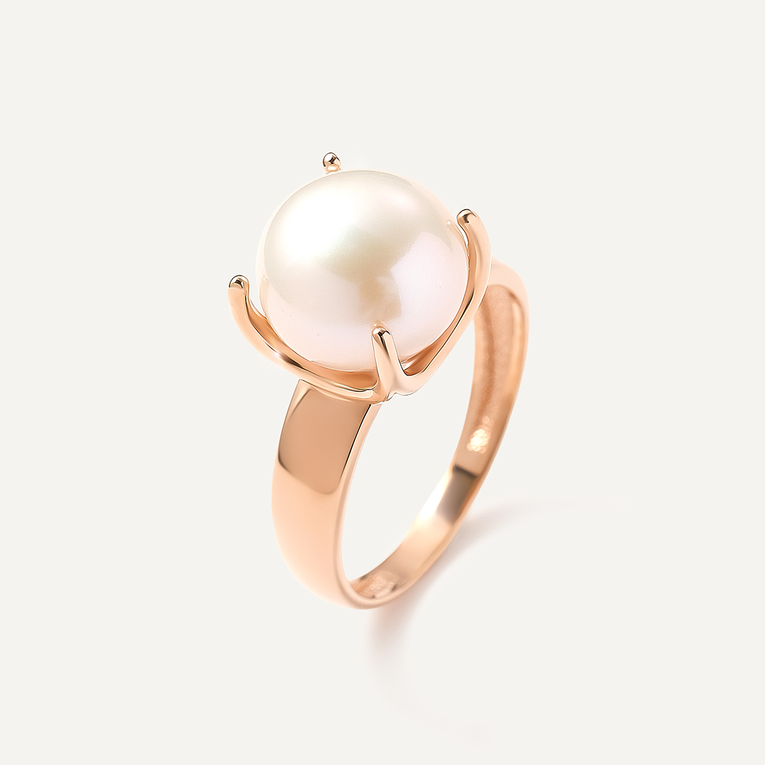 Серебряное кольцо с жемчугом