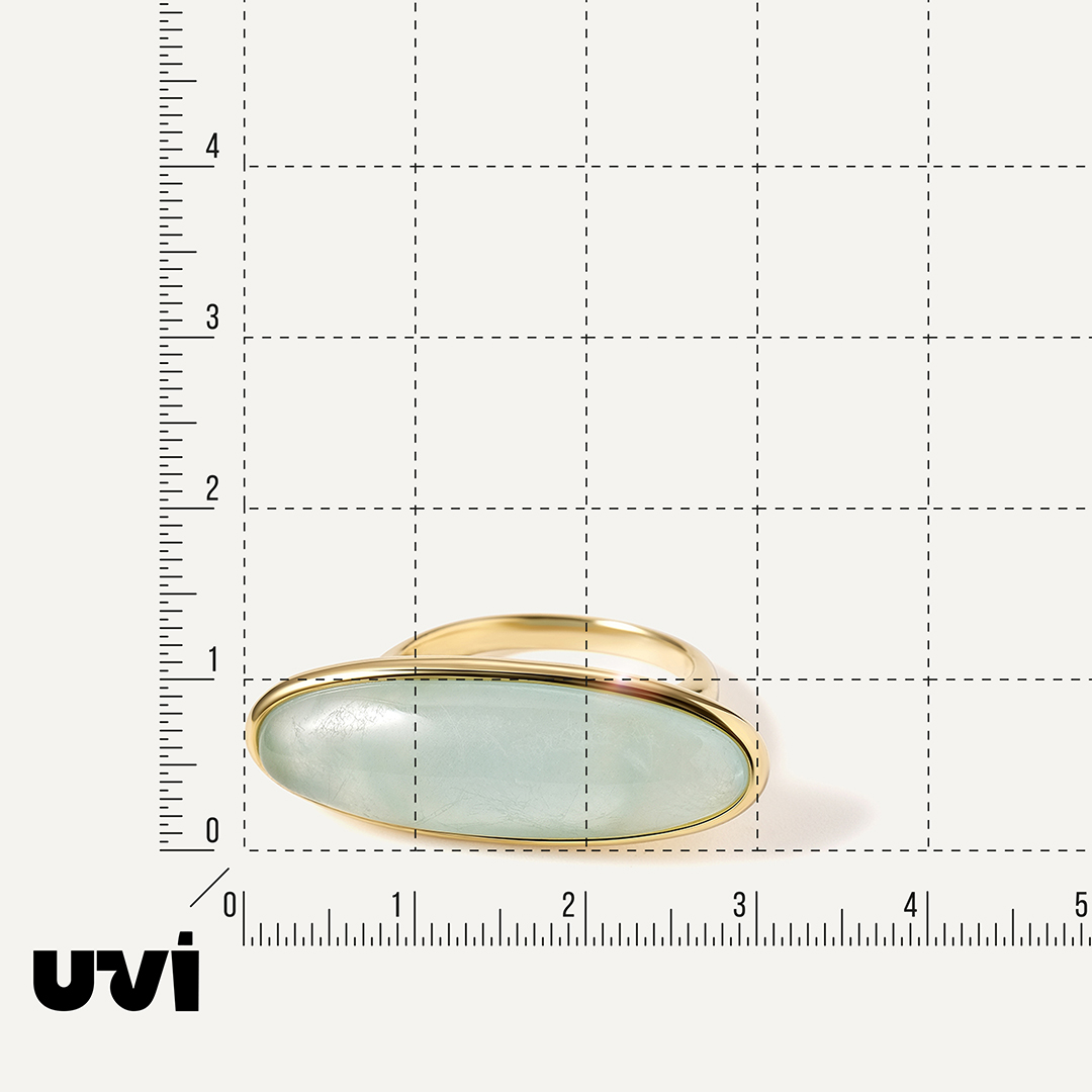 Серебряное кольцо с аквамарином