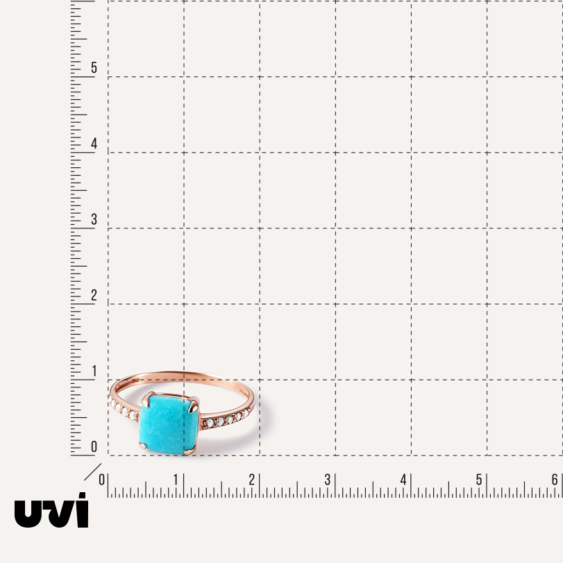Серебряное кольцо с бирюзой