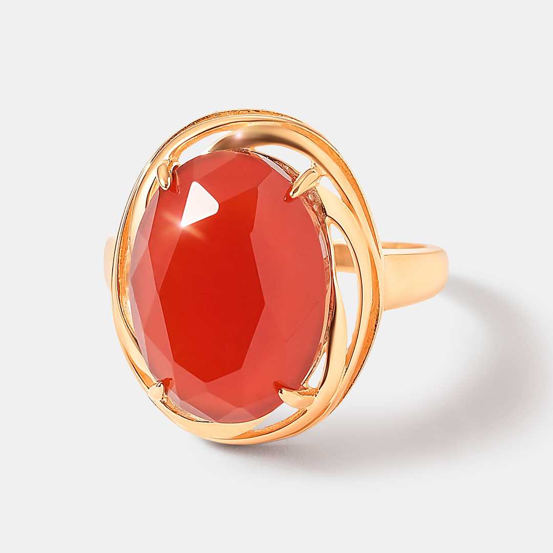 Серебряное кольцо с агатом