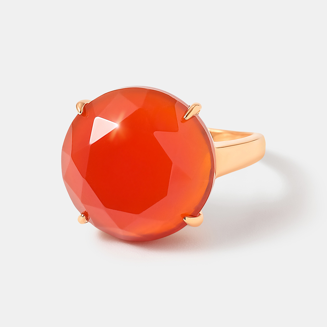 Серебряное кольцо с агатом