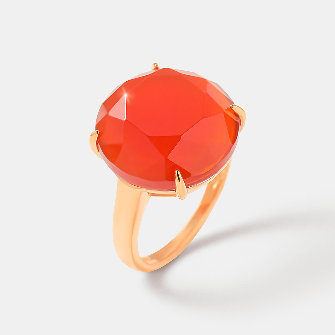 Серебряное кольцо с агатом