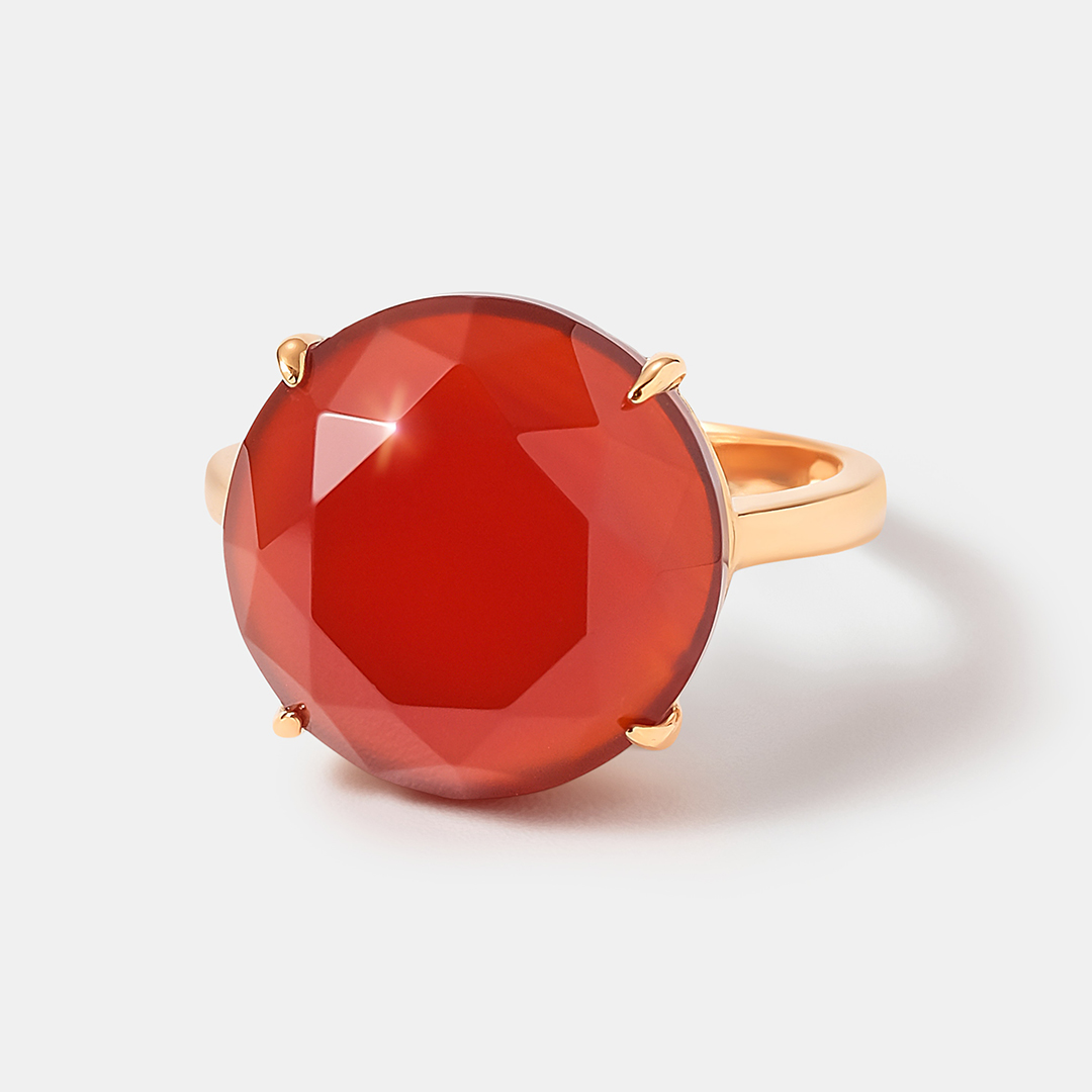 Серебряное кольцо с агатом