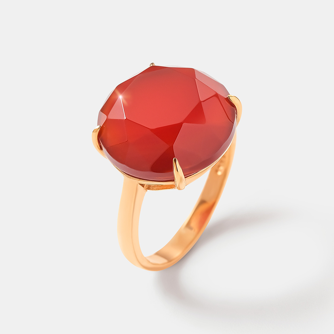 Серебряное кольцо с агатом