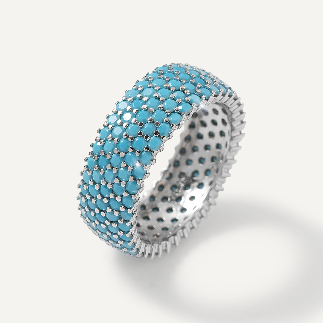 Серебряное кольцо с бирюзой