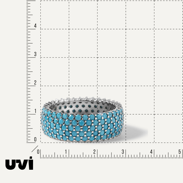 Серебряное кольцо с бирюзой