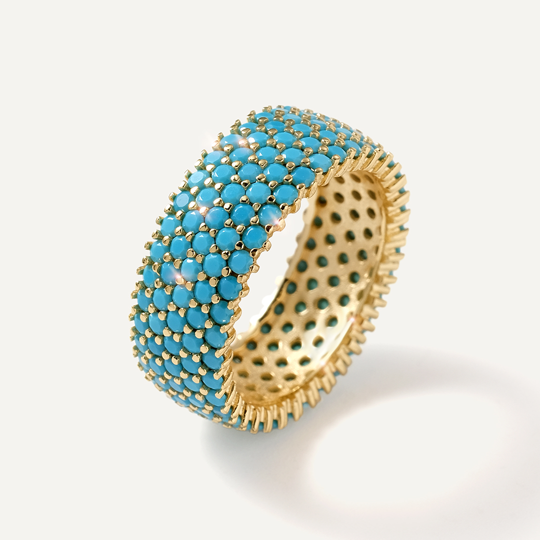 Серебряное кольцо с бирюзой