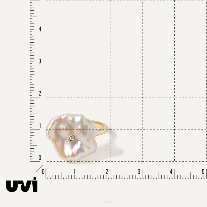 Серебряное кольцо с жемчугом