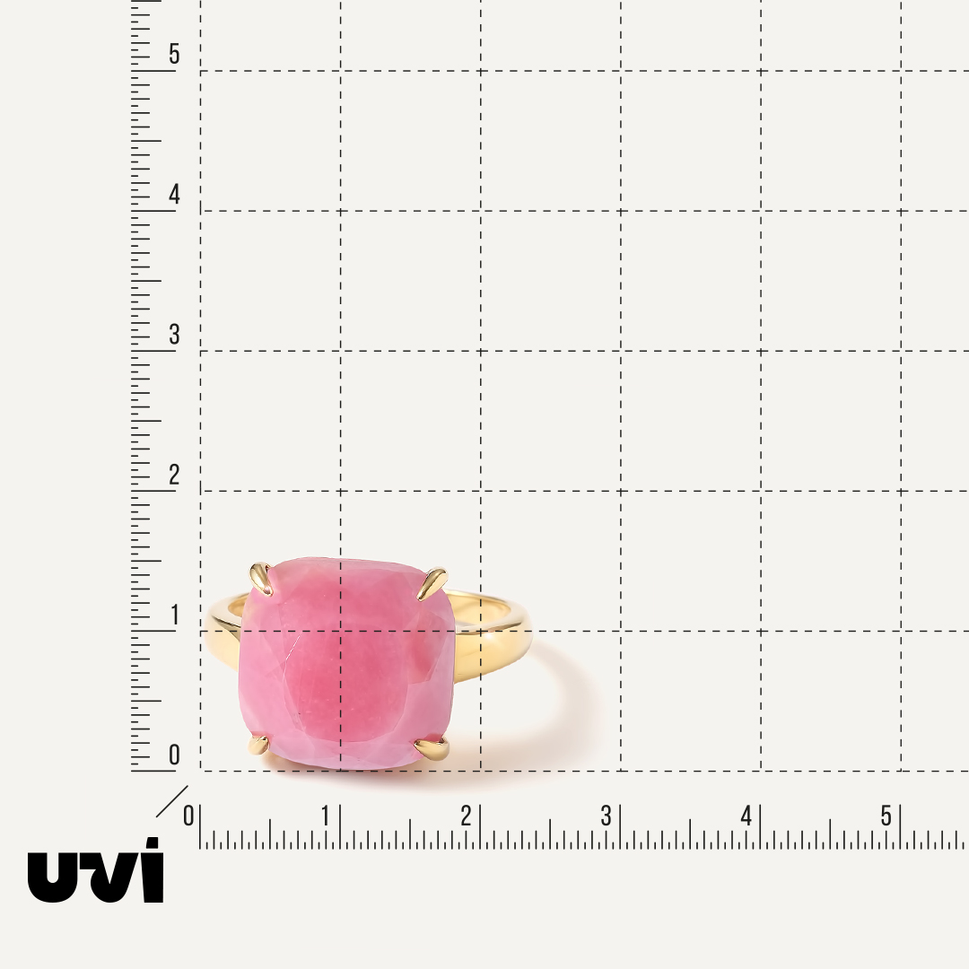 Серебряное кольцо с родонитом