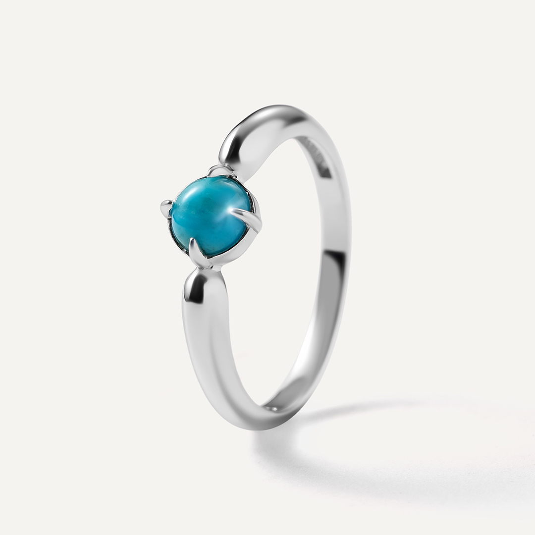 Серебряное кольцо с бирюзой