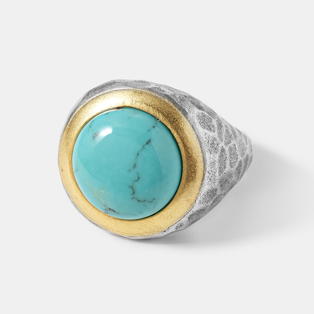 Серебряное кольцо с бирюзой