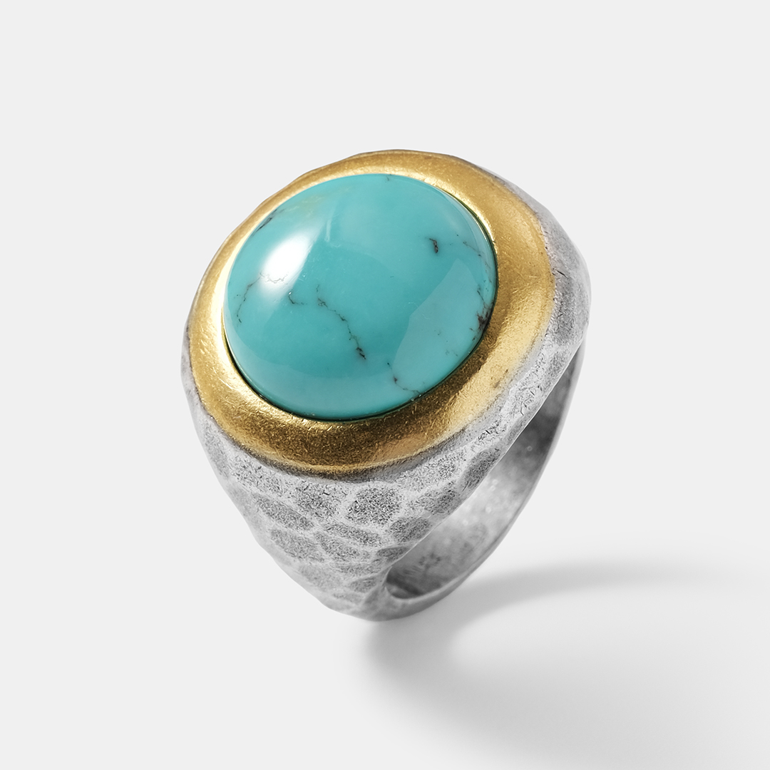 Серебряное кольцо с бирюзой