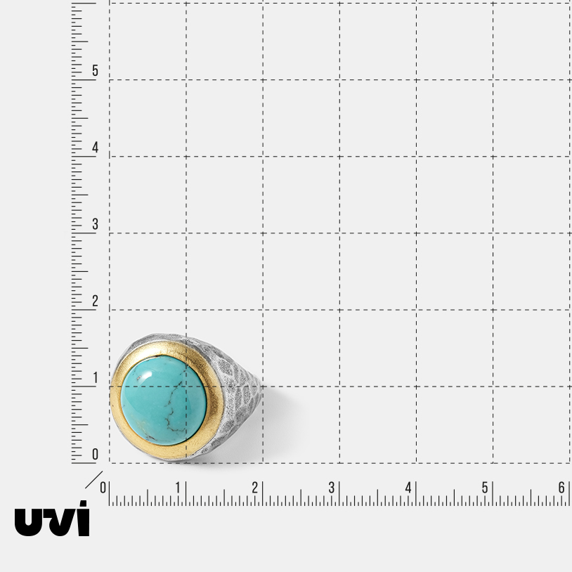 Серебряное кольцо с бирюзой