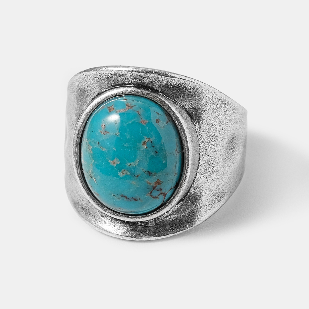 Серебряное кольцо с бирюзой