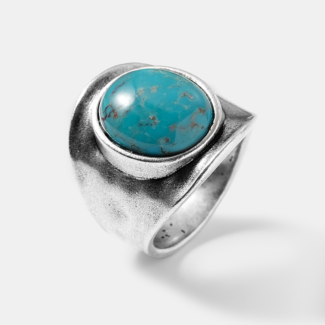 Серебряное кольцо с бирюзой