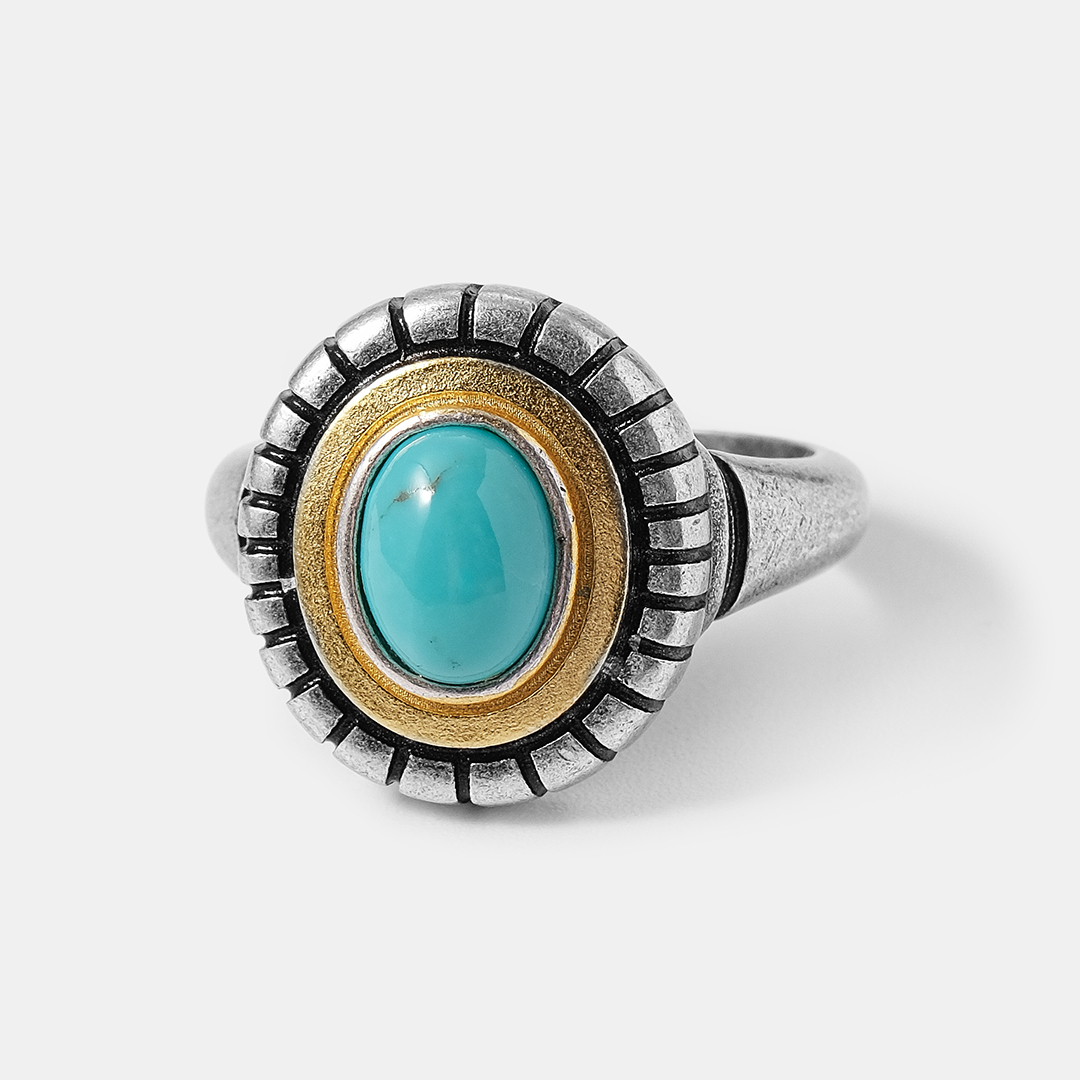 Серебряное кольцо с бирюзой