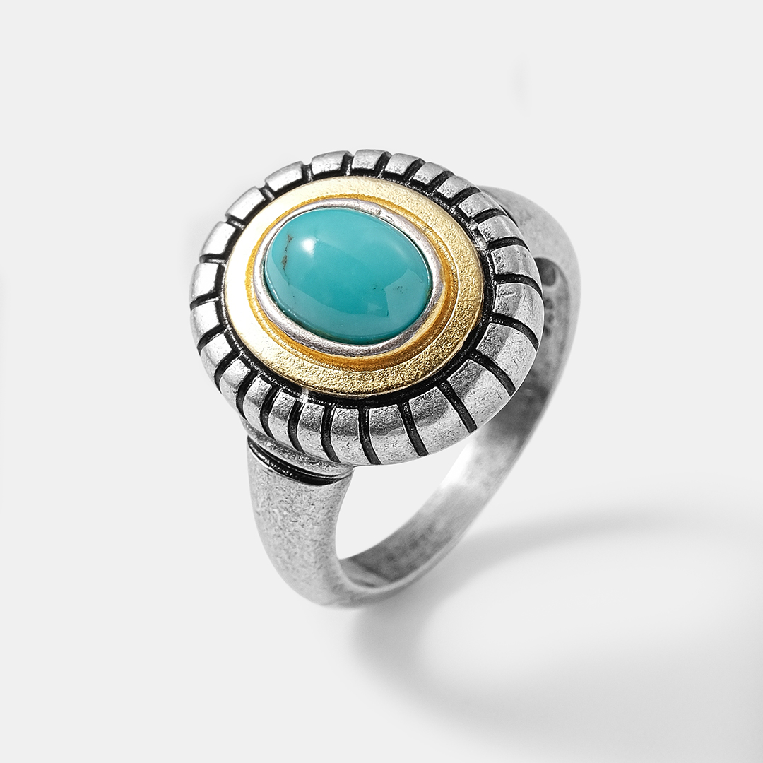 Серебряное кольцо с бирюзой