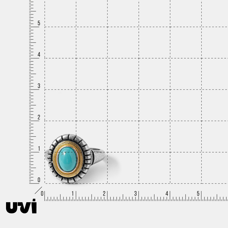 Серебряное кольцо с бирюзой