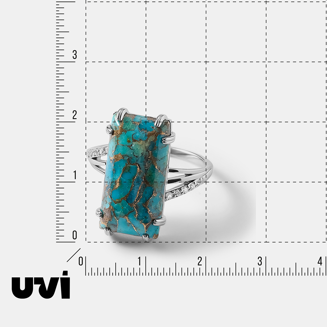 Серебряное кольцо с бирюзой