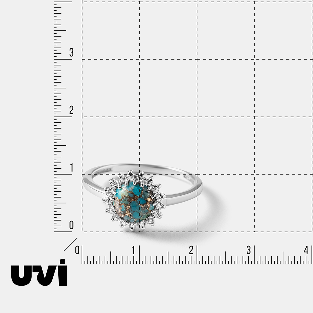 Серебряное кольцо с бирюзой