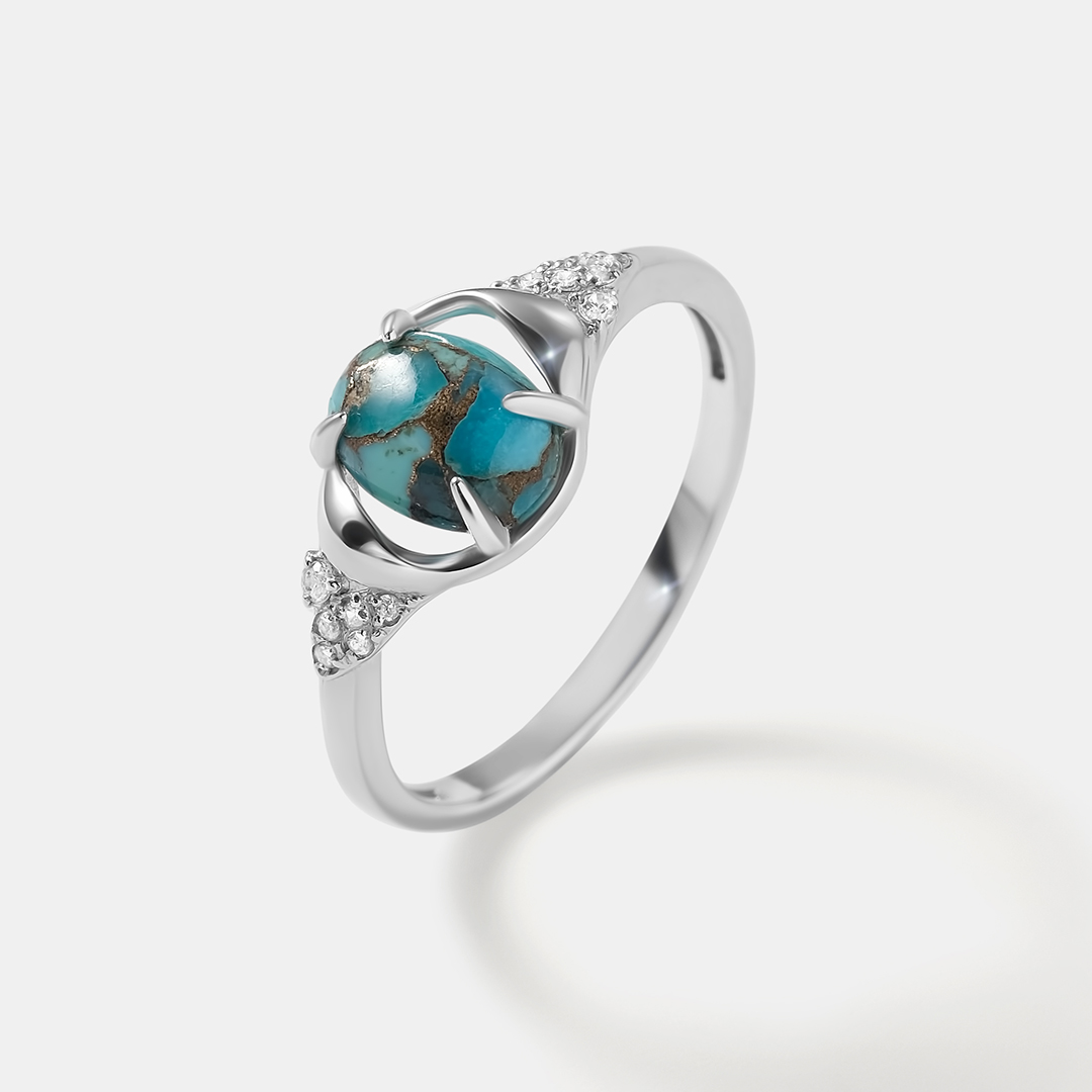 Серебряное кольцо с бирюзой