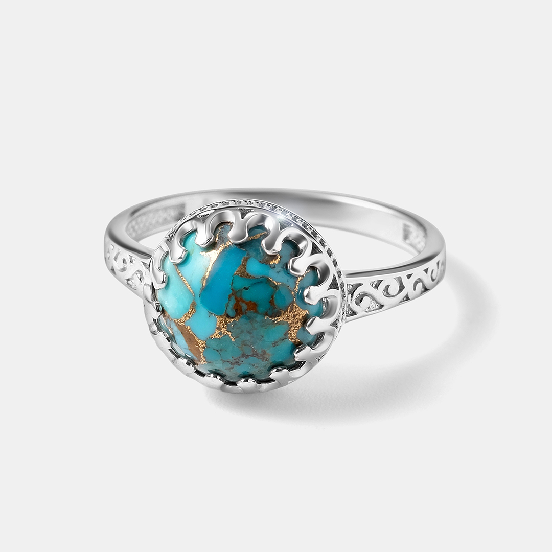 Серебряное кольцо с бирюзой